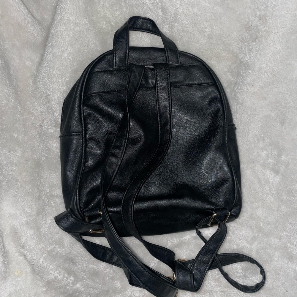 black mini backpack - Picture 3 of 3